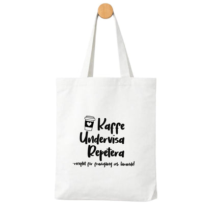 Tygpåse – Kaffe, undervisa, repetera