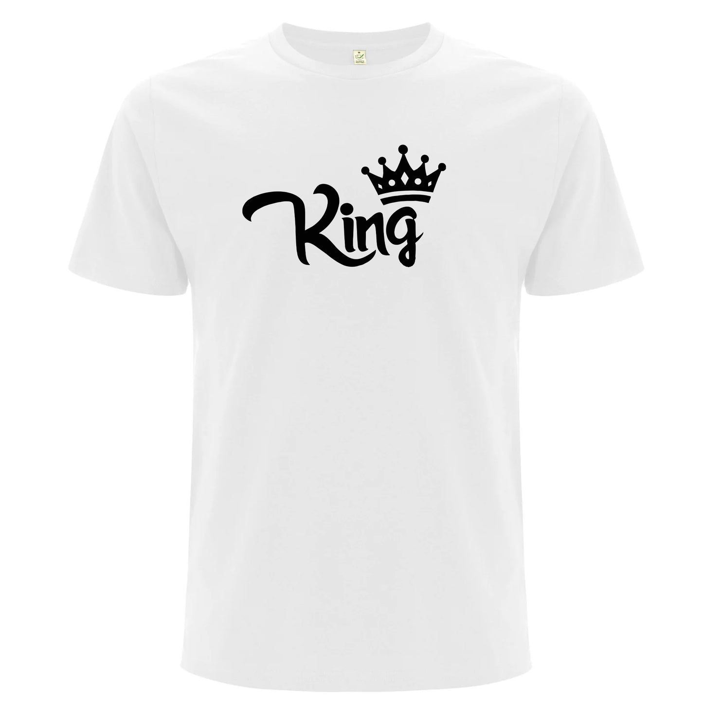 King & Queen – T-shirts för Par till Alla Hjärtans Dag