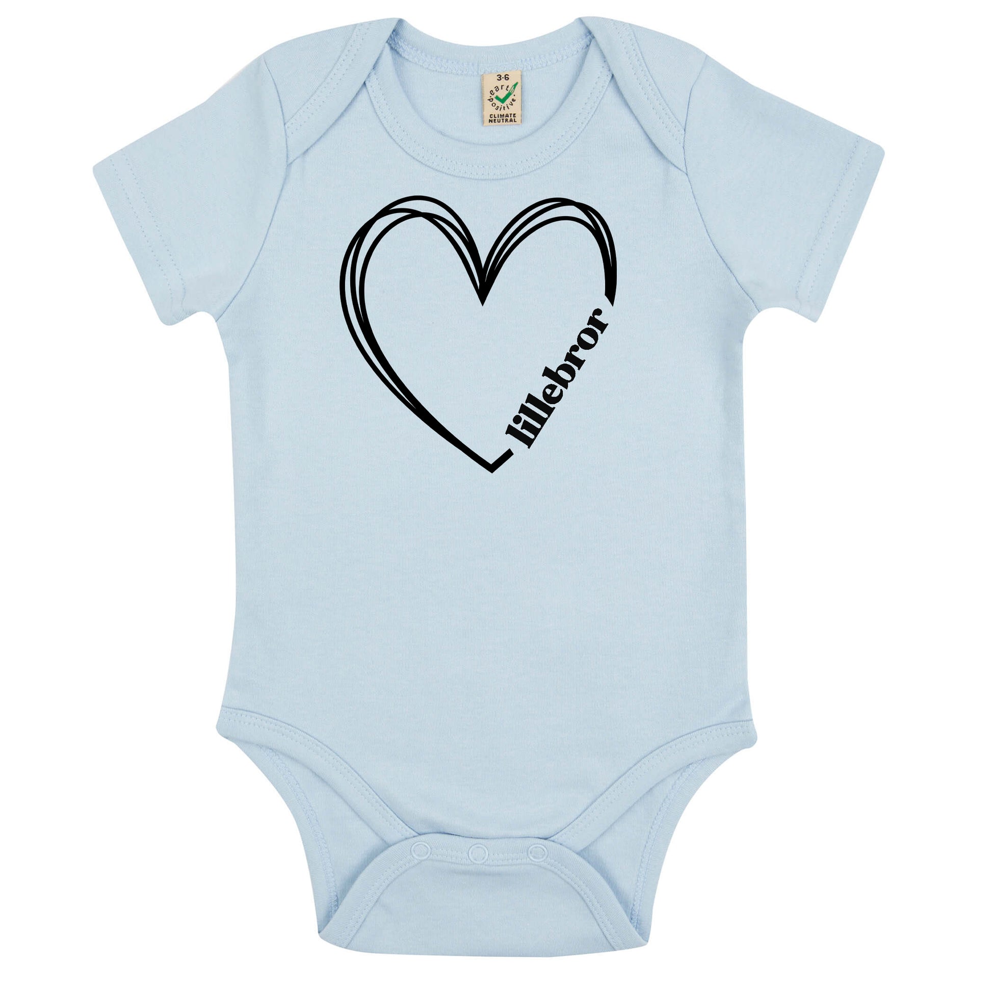 Lillebror Babybody Nyfödd-Lovely Text