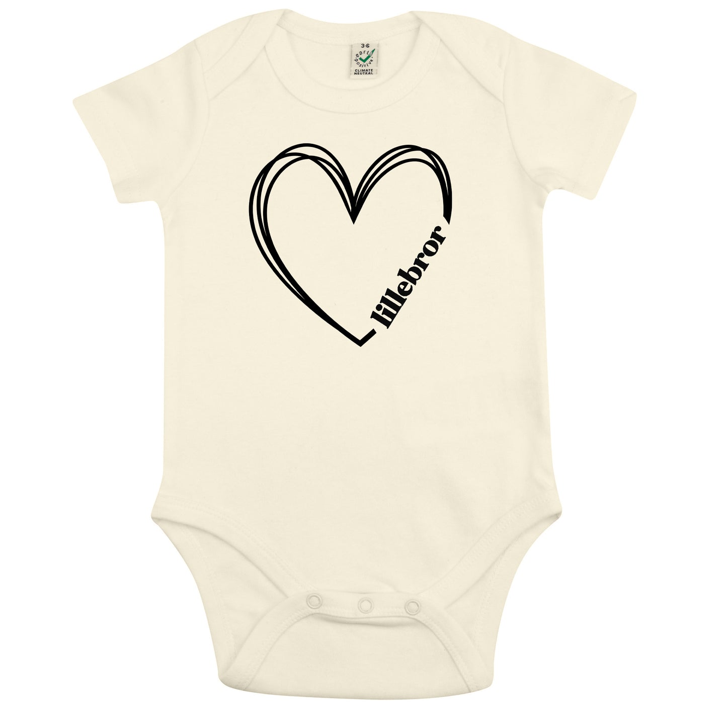 Lillebror Babybody Nyfödd-Lovely Text