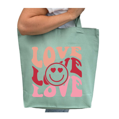 Love Smiley Tygpåse-Lovely Text