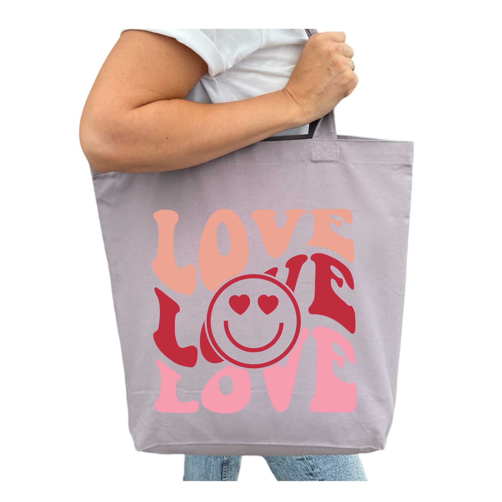 Love Smiley Tygpåse-Lovely Text