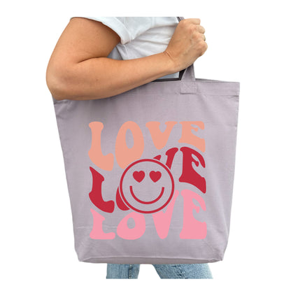 Love Smiley Tygpåse-Lovely Text
