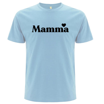 Klassisk Mamma T-shirt-Lovely Text