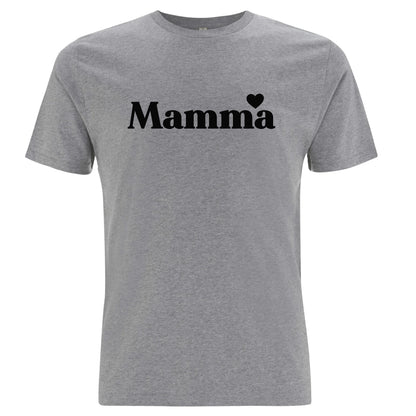 Klassisk Mamma T-shirt-Lovely Text