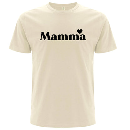 Klassisk Mamma T-shirt-Lovely Text