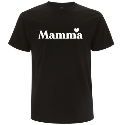 Klassisk Mamma T-shirt-Lovely Text