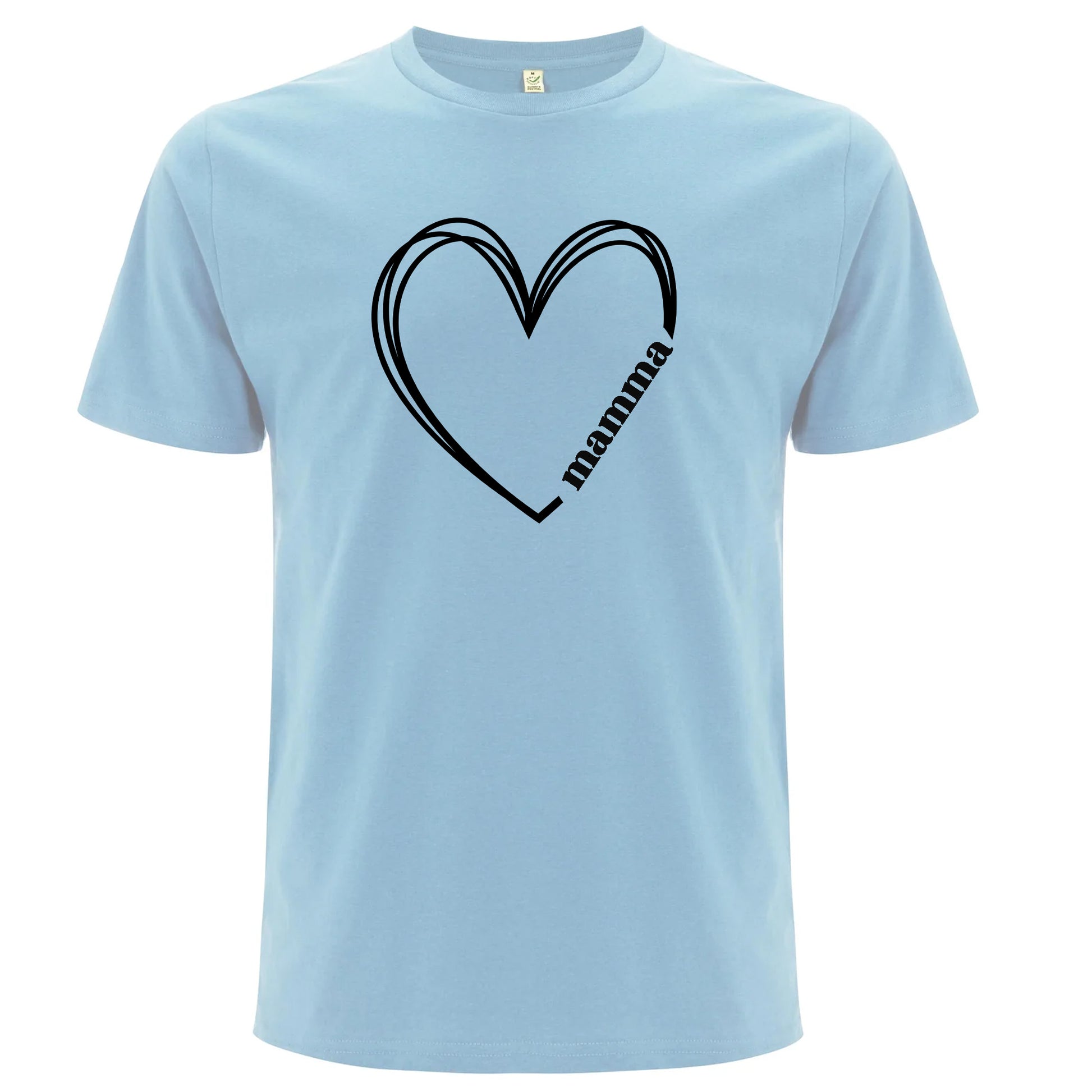 T-shirt med Hjärta & Mamma-Lovely Text