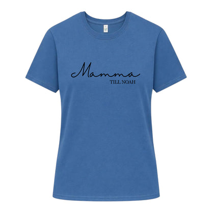 Personlig Mamma T-shirt med Barnens Namn – Perfekt Present
