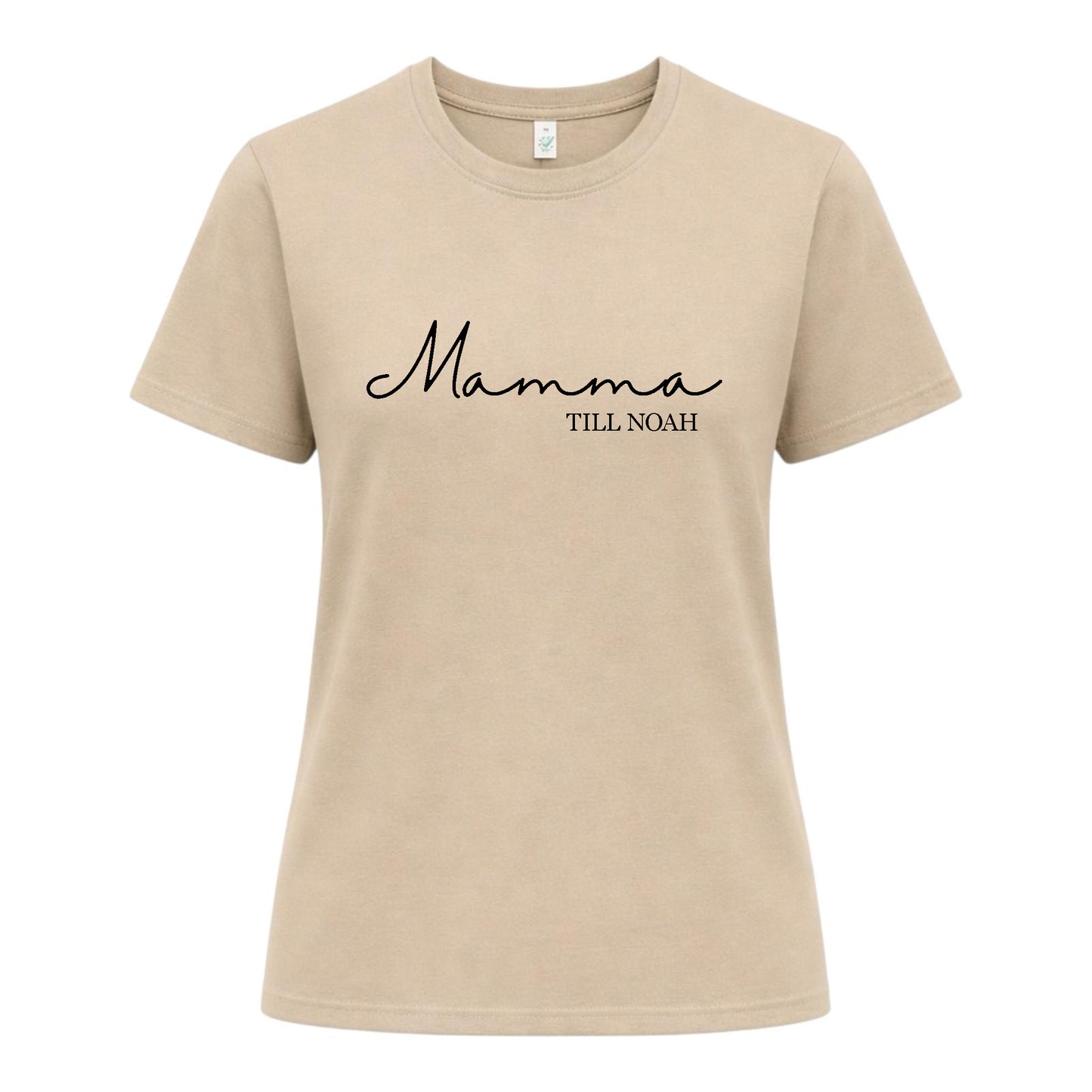 Personlig Mamma T-shirt med Barnens Namn – Perfekt Present
