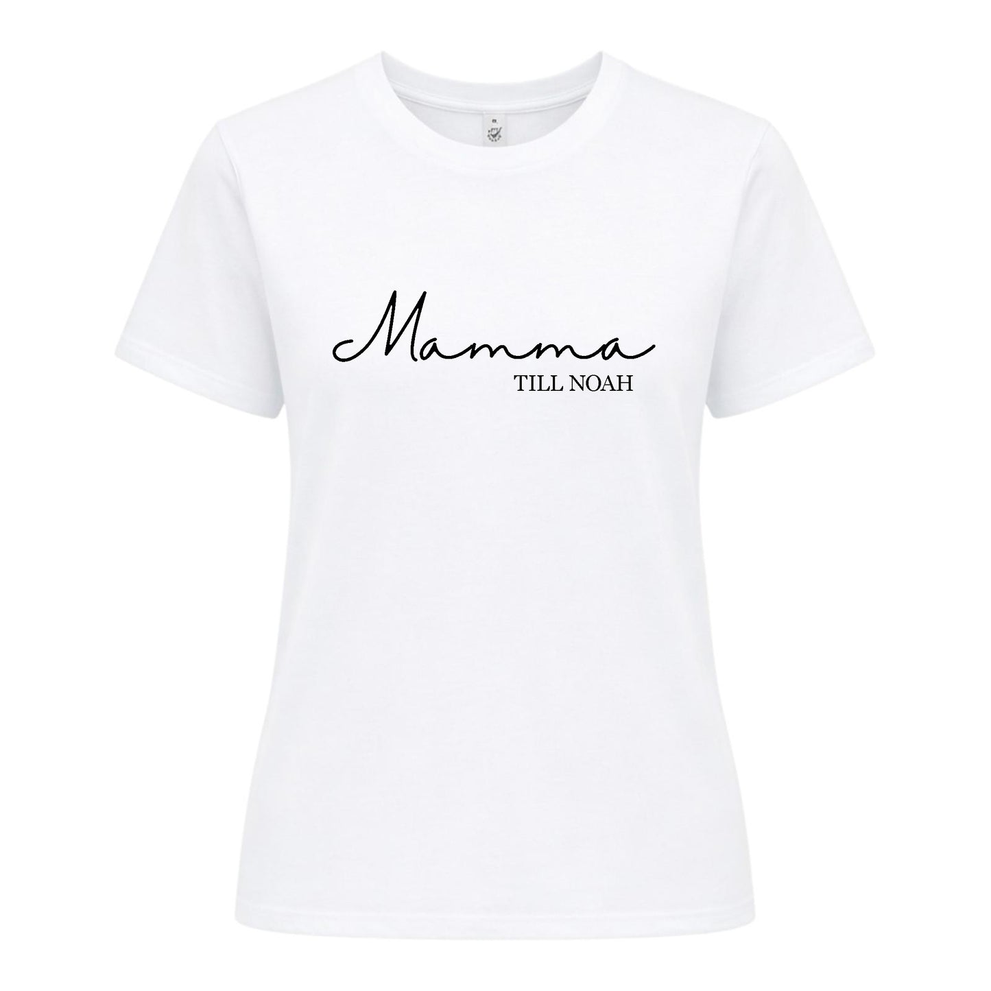Personlig Mamma T-shirt med Barnens Namn – Perfekt Present