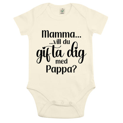 Ställ den stora frågan – babybody till mamma eller pappa-Lovely Text