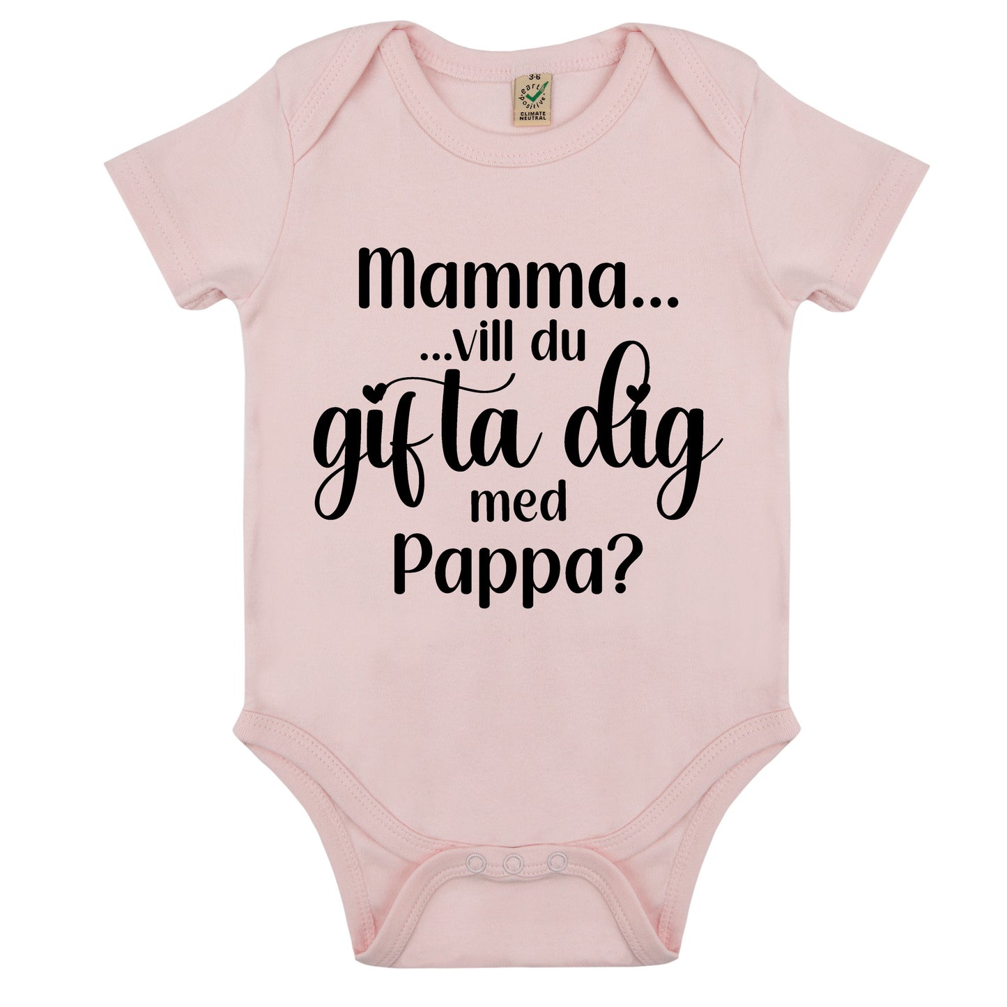 Ställ den stora frågan – babybody till mamma eller pappa-Lovely Text