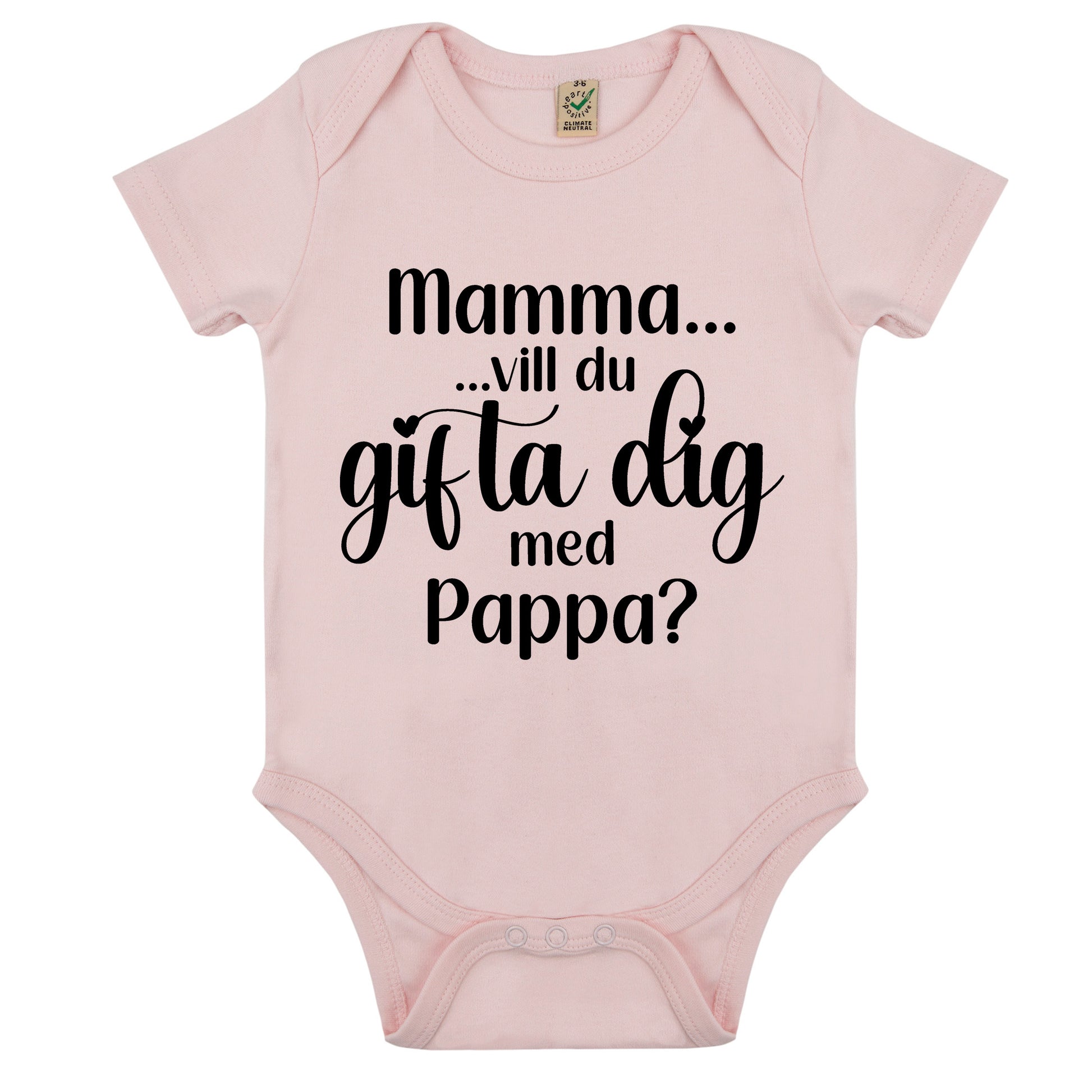 Ställ den stora frågan – babybody till mamma eller pappa-Lovely Text