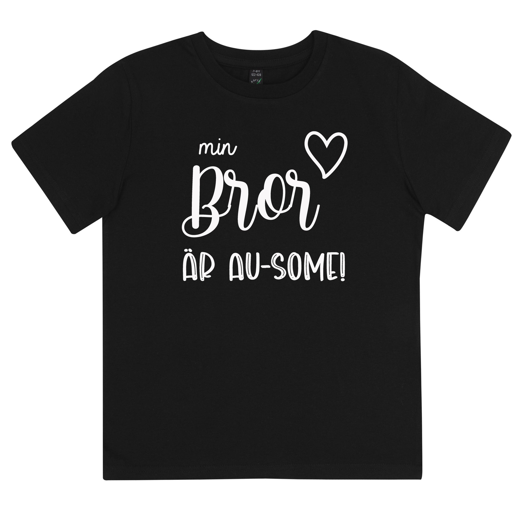 T-shirt för barn med Autismglädje – Min Bror är AU-Some-Lovely Text