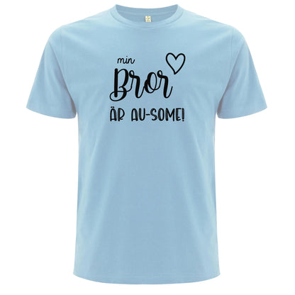 T-shirt med Autismstolthet – Min Bror är AU-SOME-Lovely Text