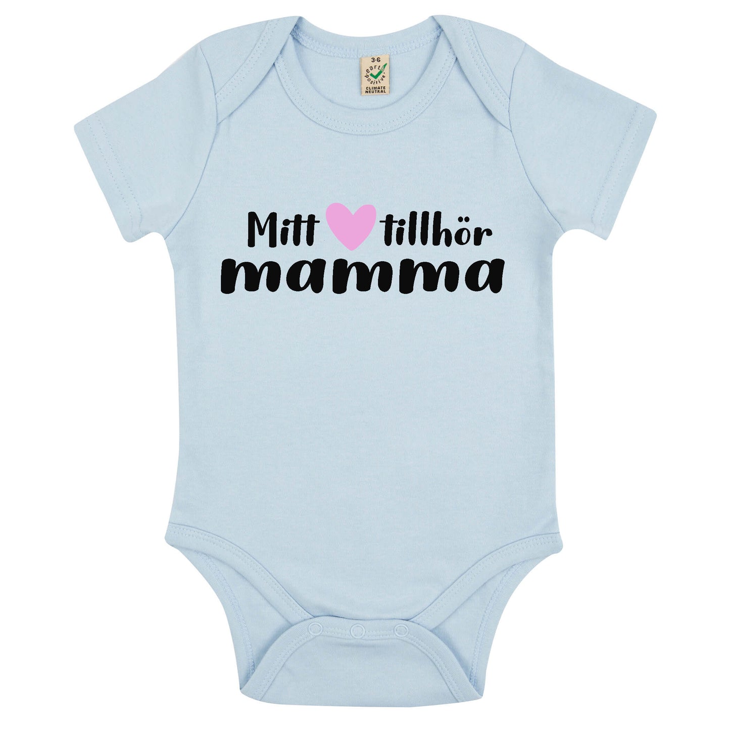 Mitt Hjärta Tillhör Mamma Babybody Nyfödd-Lovely Text