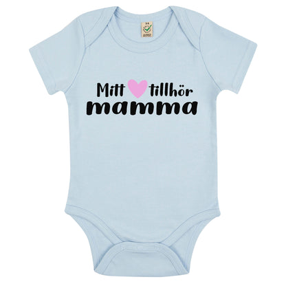 Mitt Hjärta Tillhör Mamma Babybody Nyfödd-Lovely Text