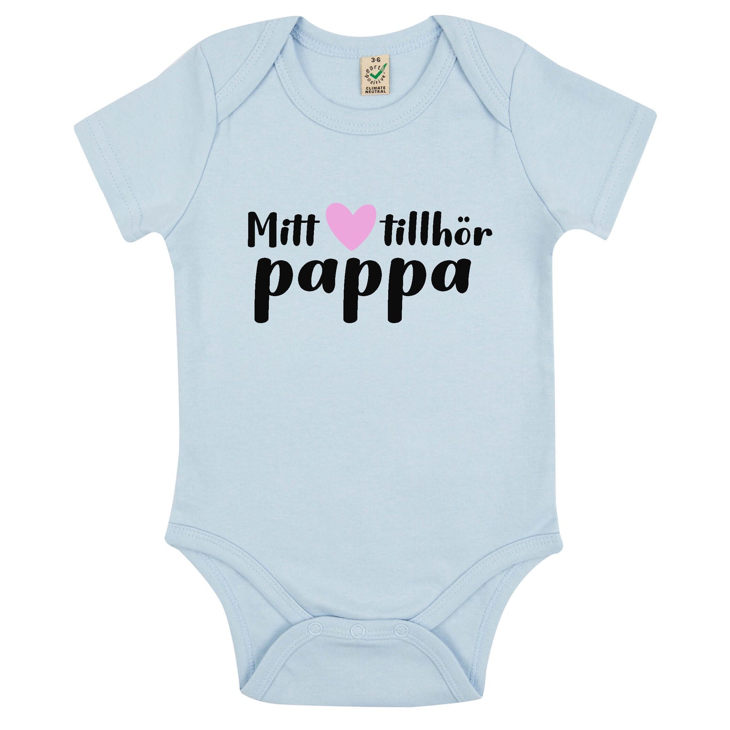 Mitt Hjärta Tillhör Pappa Babybody Nyfödd-Lovely Text
