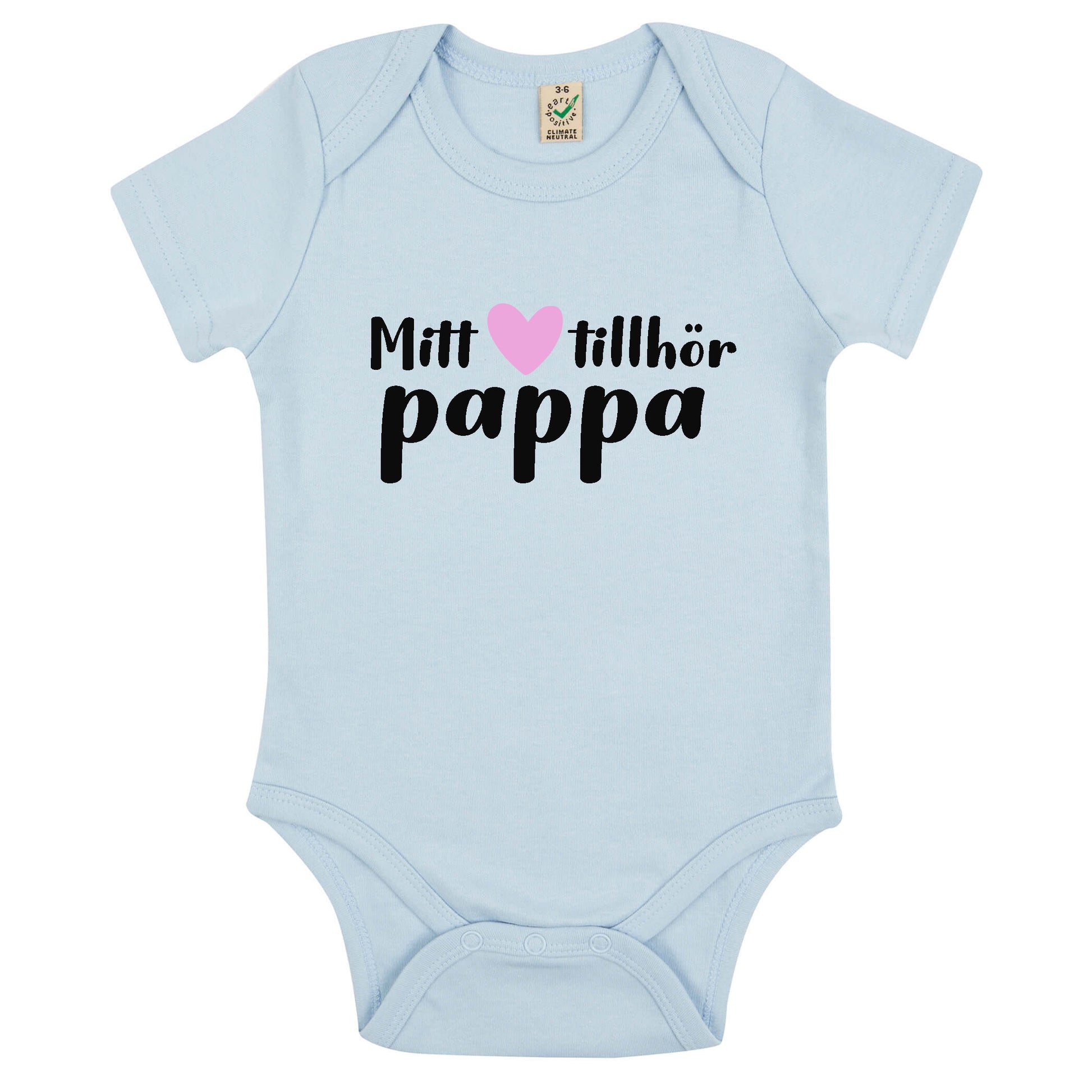 Mitt Hjärta Tillhör Pappa Babybody Nyfödd-Lovely Text