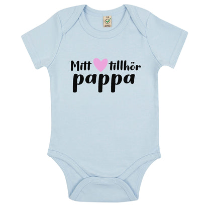 Mitt Hjärta Tillhör Pappa Babybody Nyfödd-Lovely Text
