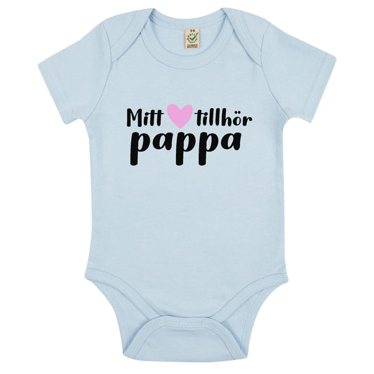 Mitt Hjärta Tillhör Pappa Babybody Nyfödd-Lovely Text