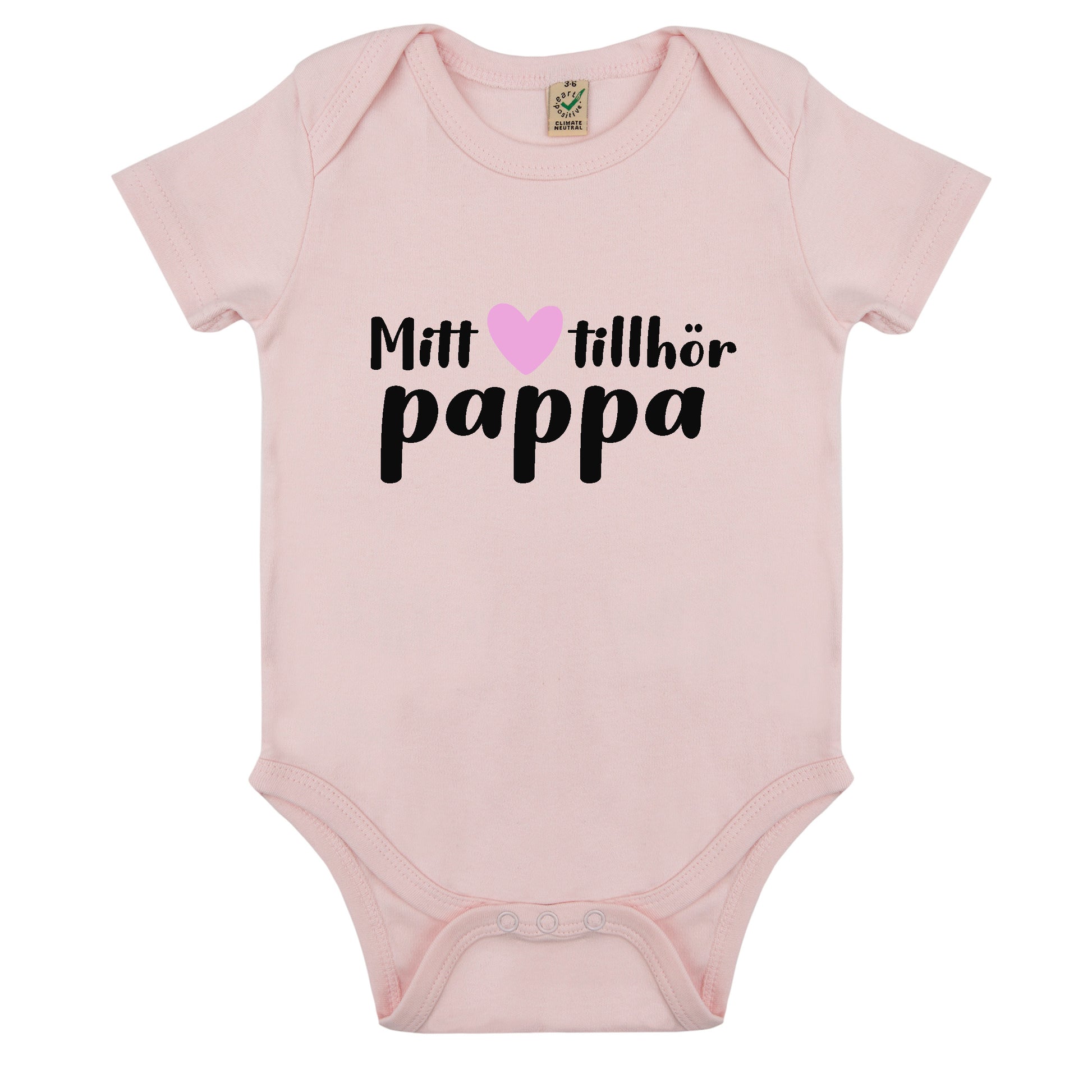 Mitt Hjärta Tillhör Pappa Babybody Nyfödd-Lovely Text