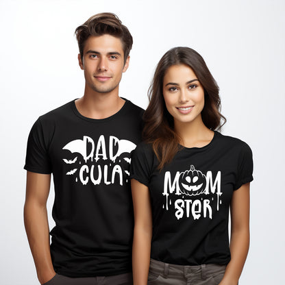 DAD Cula Halloween T-shirt-Lovely Text