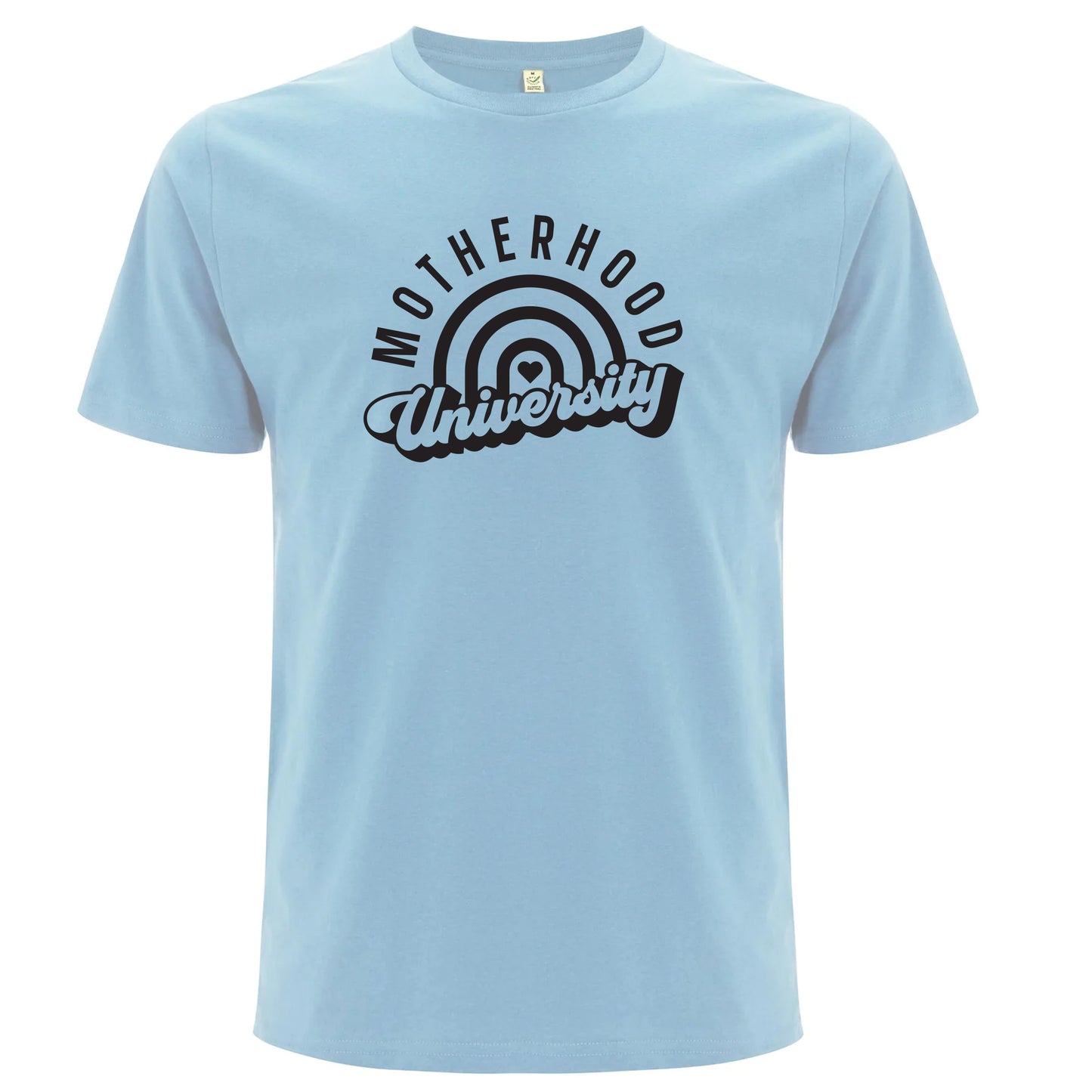 T-shirt för Mamma – Moderhood University-Lovely Text