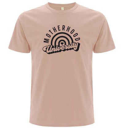 T-shirt för Mamma – Moderhood University-Lovely Text