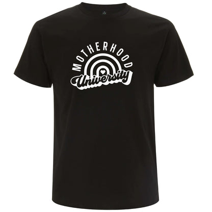 T-shirt för Mamma – Moderhood University-Lovely Text