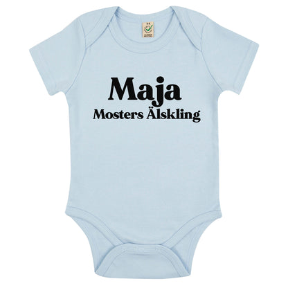 Namn Mosters Älskling Babybody Nyfödd-Lovely Text