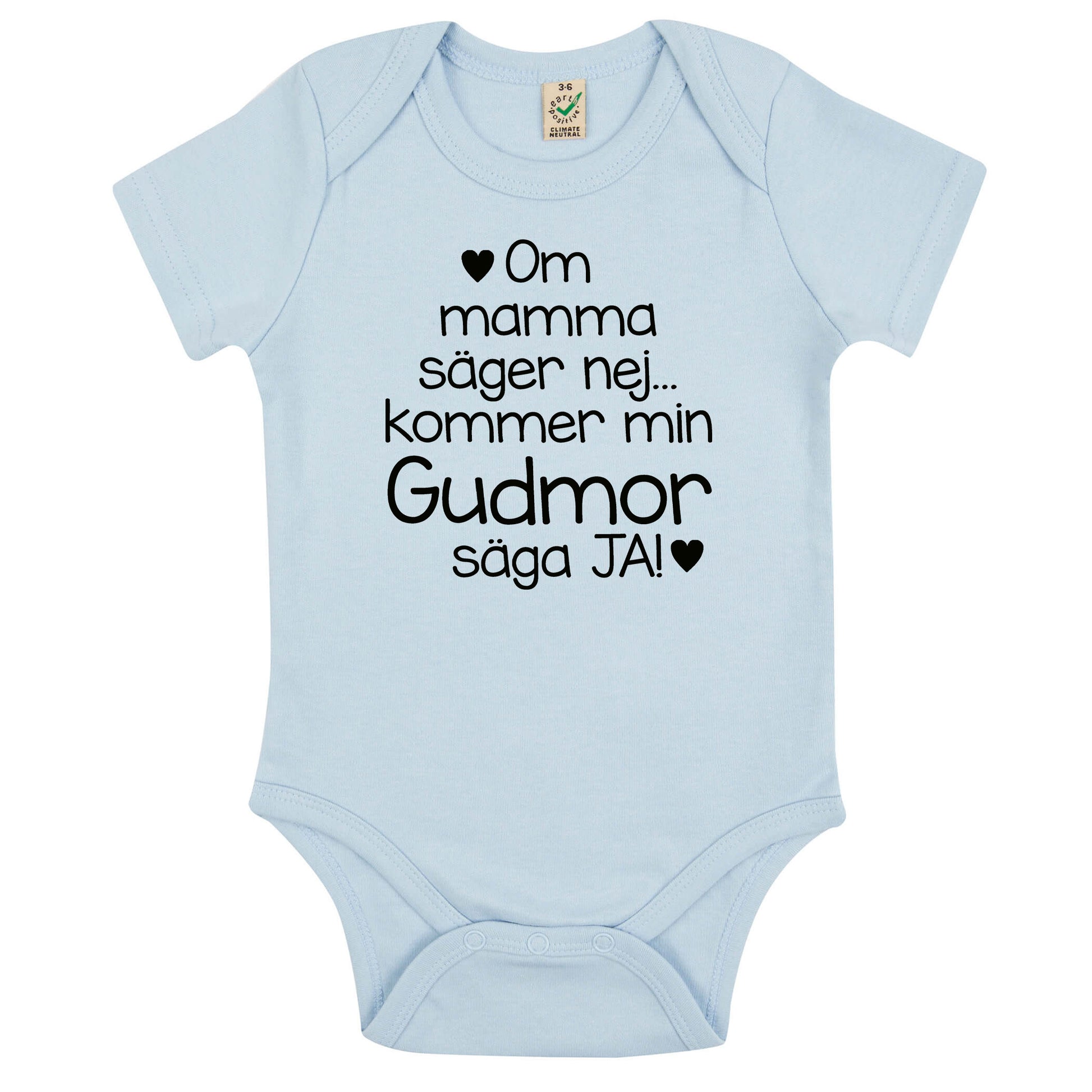 Om mamma säger nej… kommer min Gudmor säga JA! – Babybody-Lovely Text