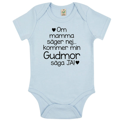 Om mamma säger nej… kommer min Gudmor säga JA! – Babybody-Lovely Text