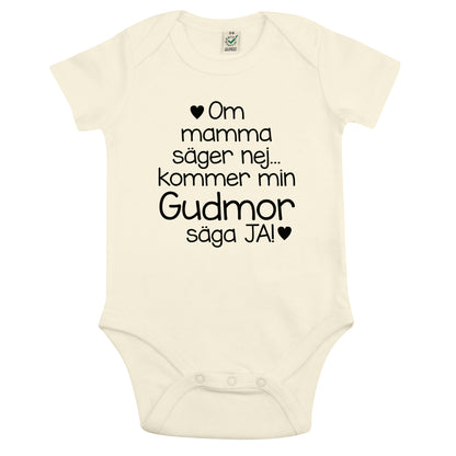 Om mamma säger nej… kommer min Gudmor säga JA! – Babybody-Lovely Text