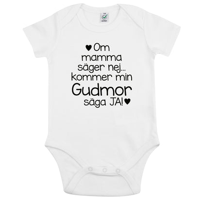 Om mamma säger nej… kommer min Gudmor säga JA! – Babybody-Lovely Text