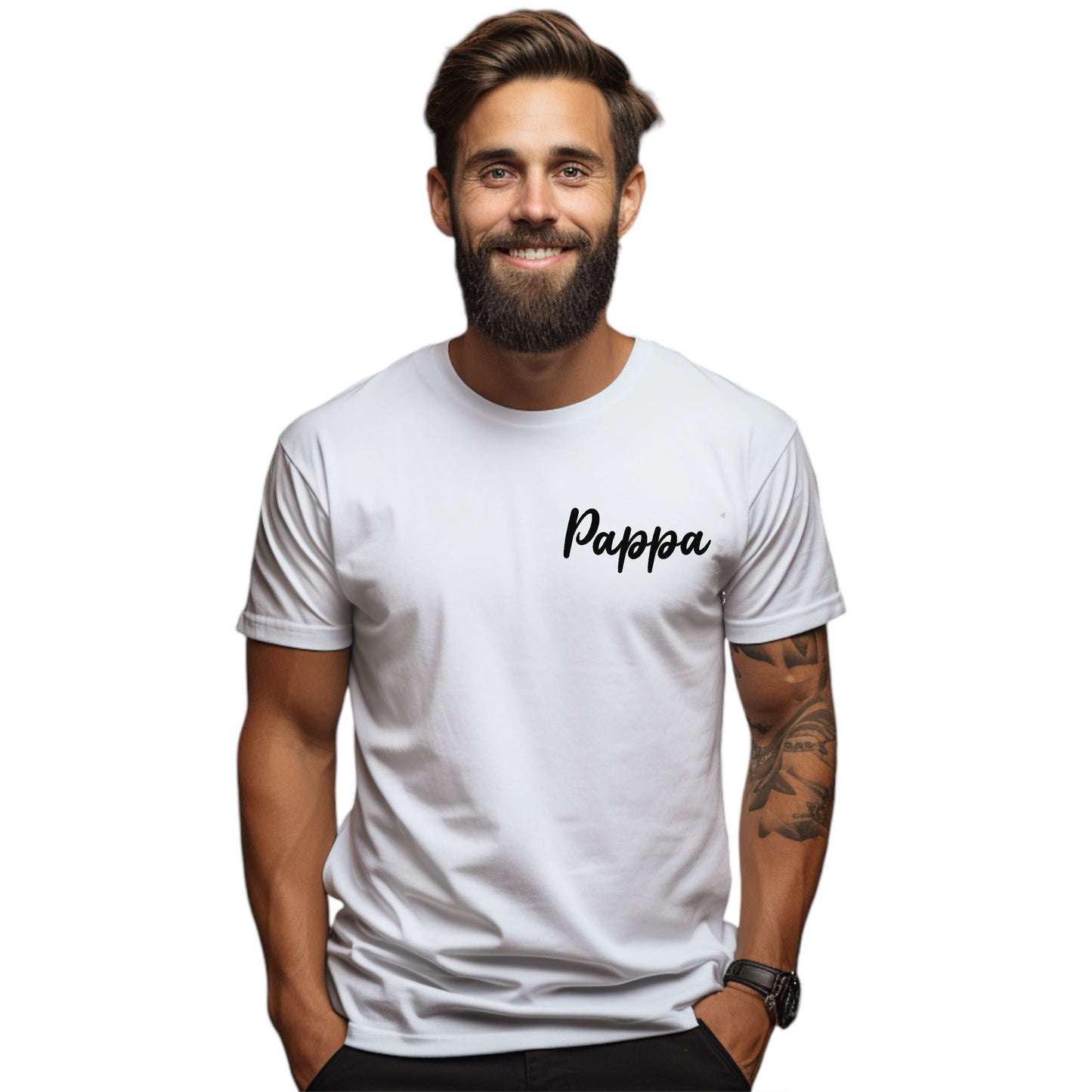 Pappa T-shirt-Lovely Text