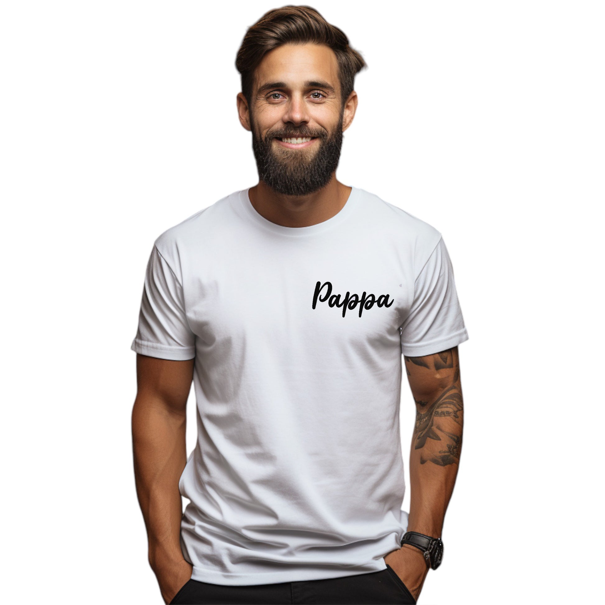 Pappa T-shirt-Lovely Text