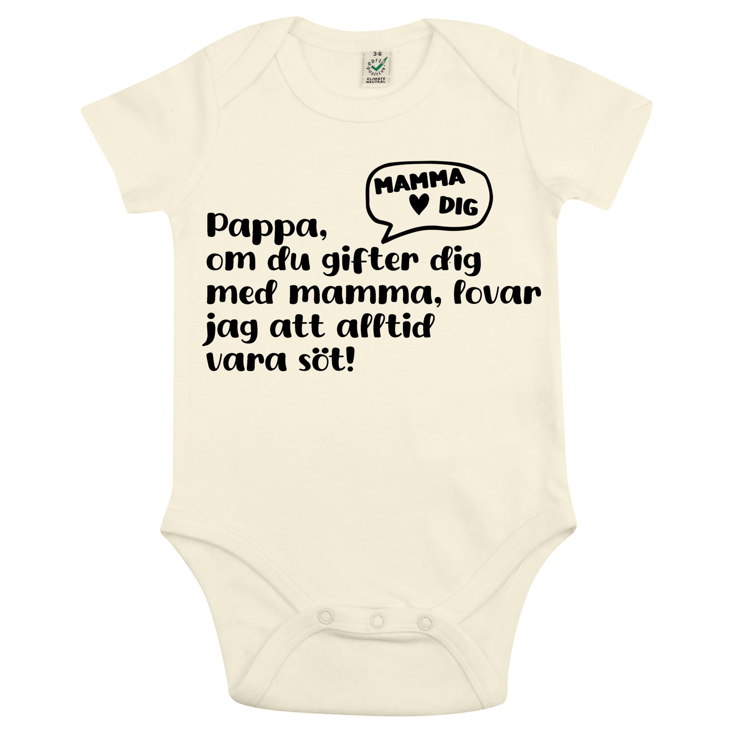 Sötaste löftet – Babybody med frieri till mamma eller pappa-Lovely Text