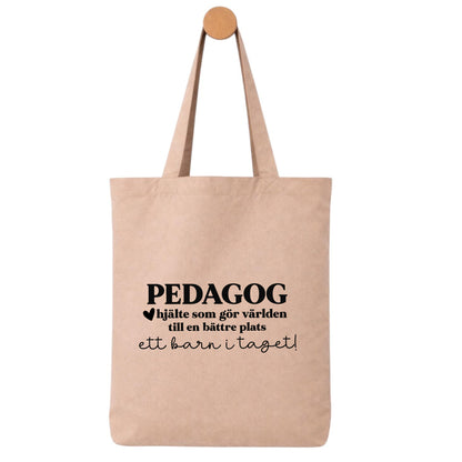 Tygpåse – Pedagog / Lärare, hjälte som gör världen till en bättre plats