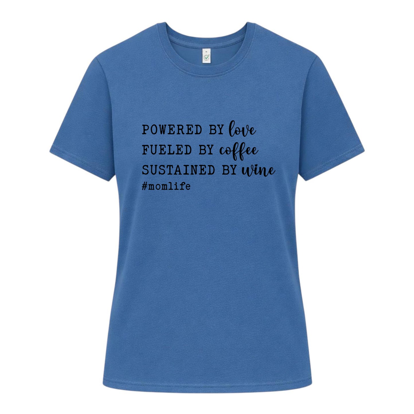 #MomLife T-shirt – Kaffe, Kärlek & Vin