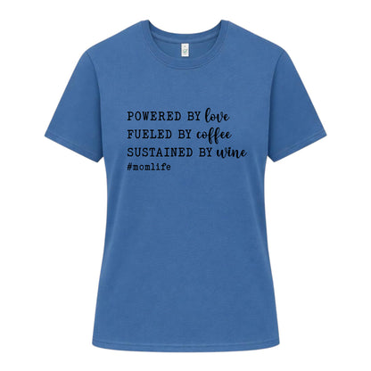 #MomLife T-shirt – Kaffe, Kärlek & Vin