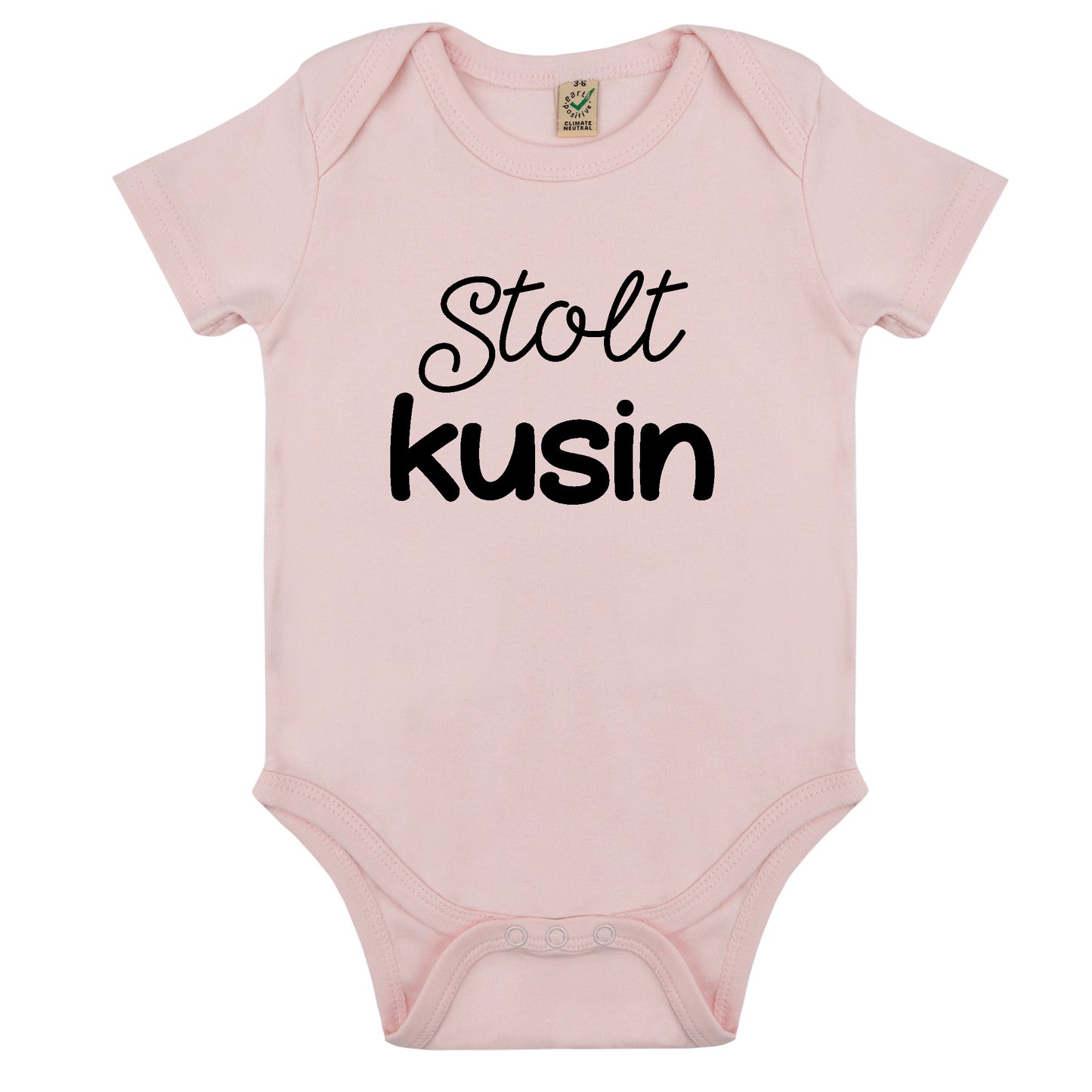 Stolt Kusin - Babybody 100 % Ekologisk bomull