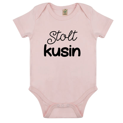 Stolt Kusin - Babybody 100 % Ekologisk bomull