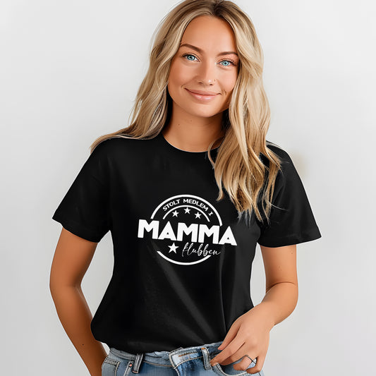 Stolt medlem i Mamma klubben T-shirt-Lovely Text