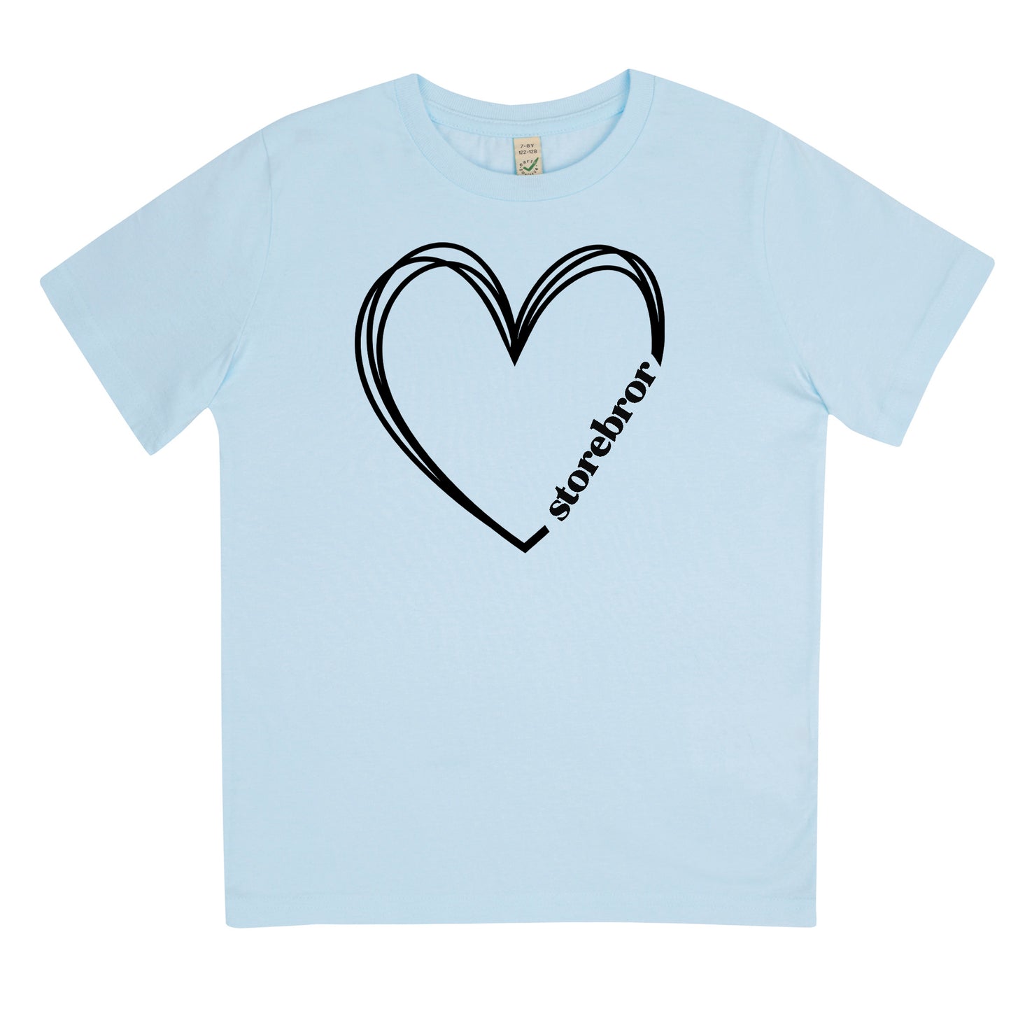Storebror Hjärta T-shirt-Lovely Text