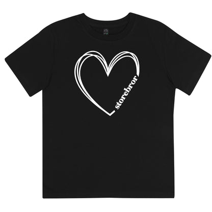 Storebror Hjärta T-shirt-Lovely Text