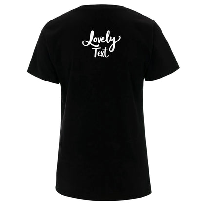 T-shirt för Henne – Figursydd, Skön och Miljövänlig-Lovely Text