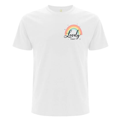 T-shirt Unisex - Lätt, Bekväm och Perfekt för Tryck-Lovely Text