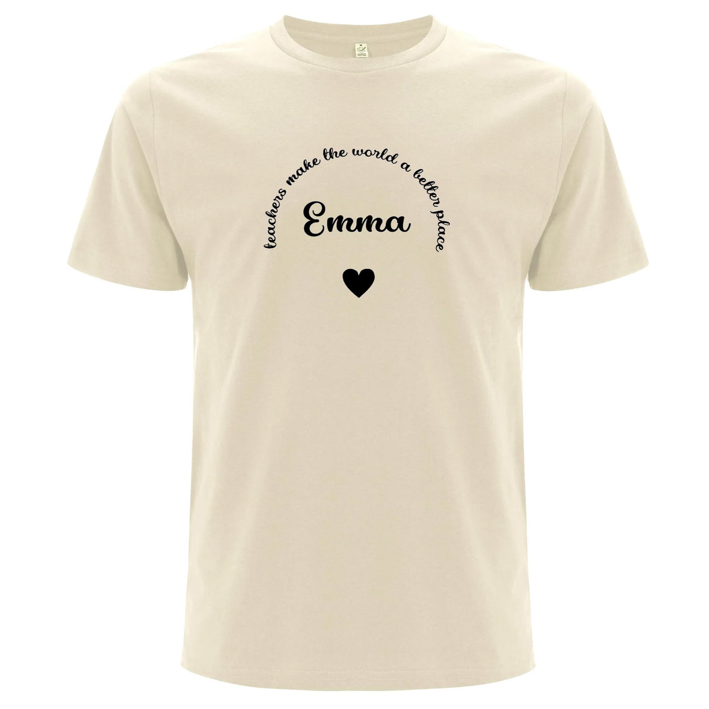 Teachers Make The World A Better Place T-shirt-Lovely Text
